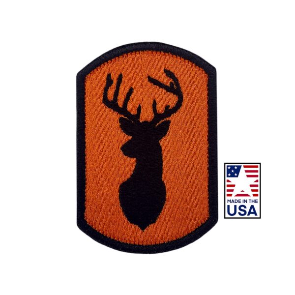 Deer Hunter - Tactical Patch - Made in USA - Blaze Orange.