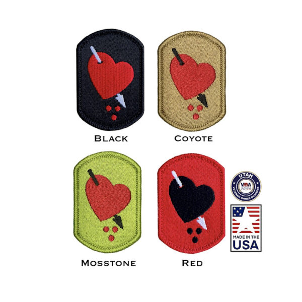 BLACKBEARD HEART TACTICAL PATCH