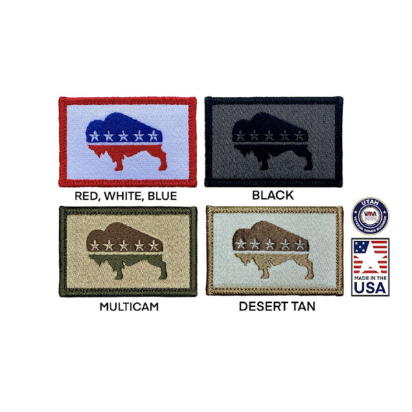 Patriotic Bison Morale Patch