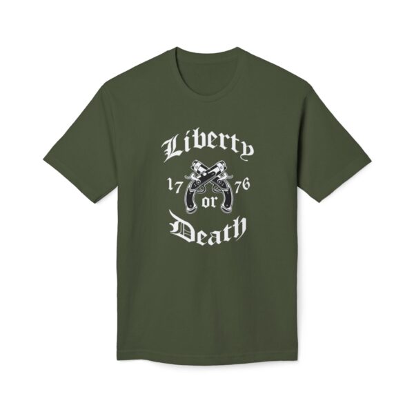 Liberty or Death  Unisex Midweight T-shirt, Made in US - Image 5