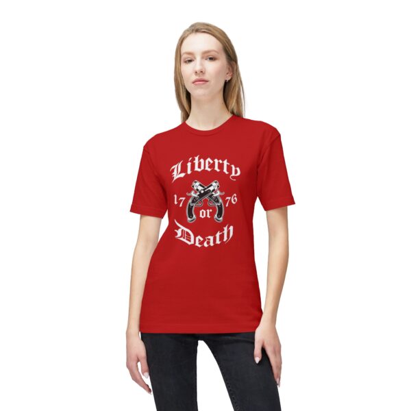 Liberty or Death  Unisex Midweight T-shirt, Made in US - Image 11