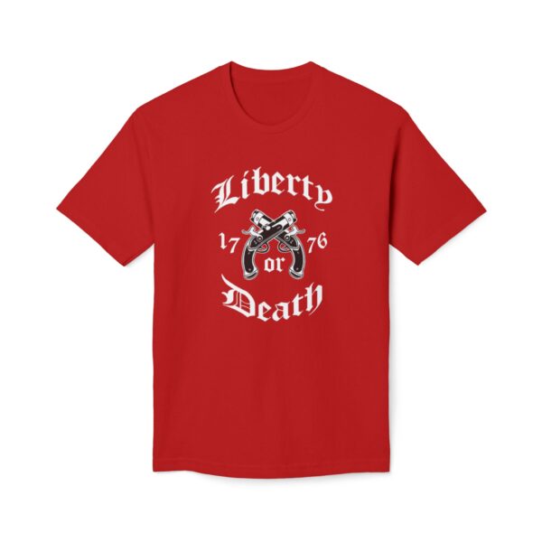 Liberty or Death  Unisex Midweight T-shirt, Made in US - Image 9